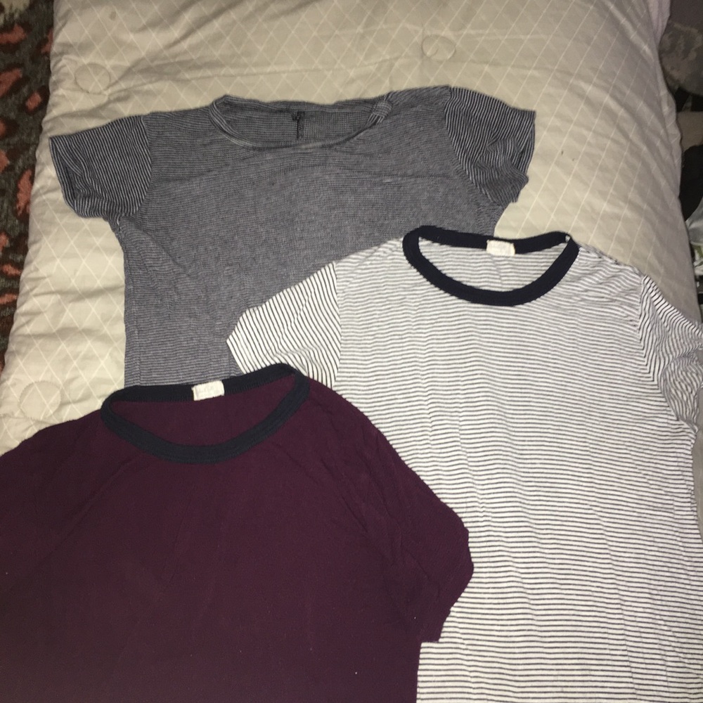 Bundle of 3 Brandy Melville/John Galt T shirts OS